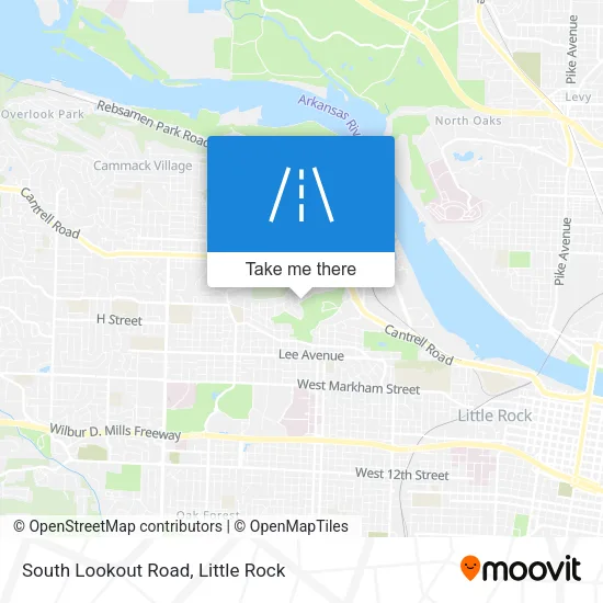 Mapa de South Lookout Road