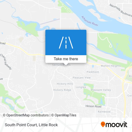 South Point Court map