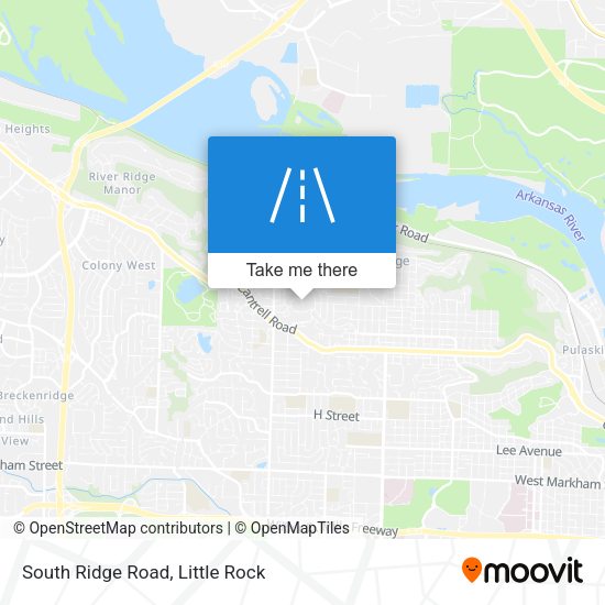 Mapa de South Ridge Road