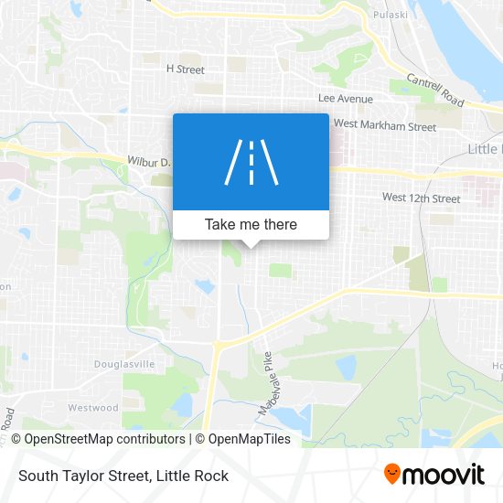 South Taylor Street map