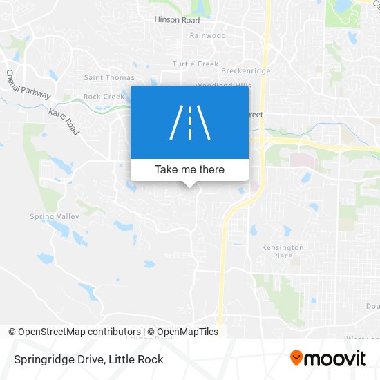 Springridge Drive map