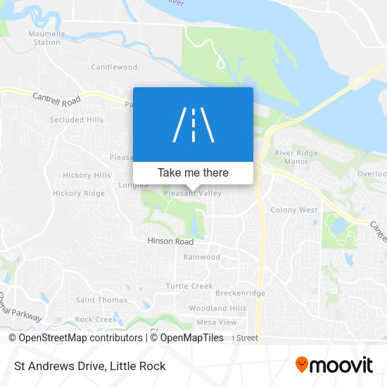 Mapa de St Andrews Drive