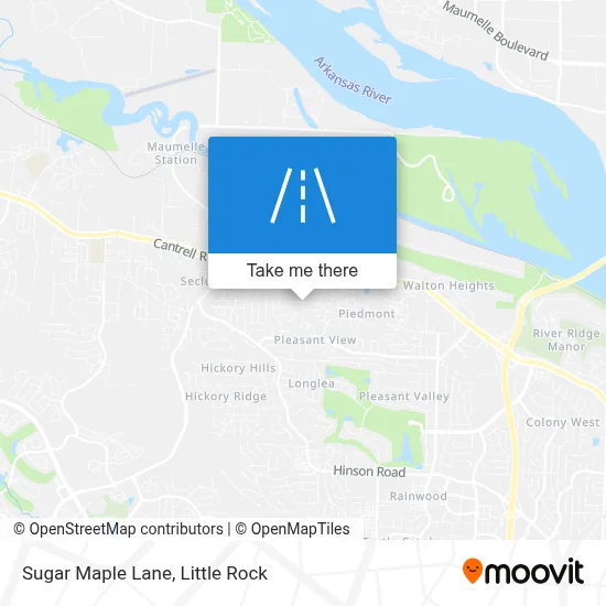 Sugar Maple Lane map
