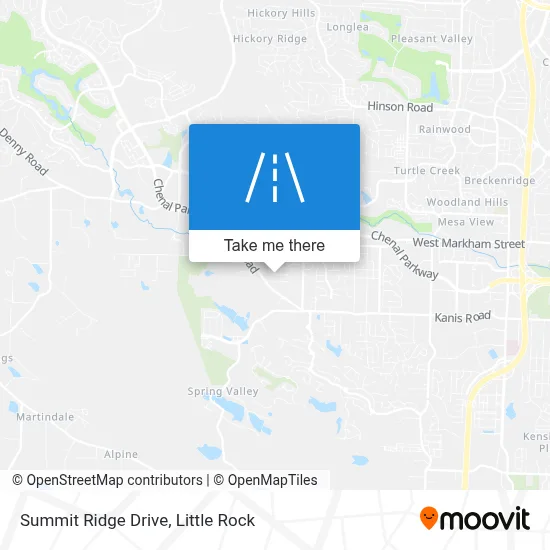 Summit Ridge Drive map