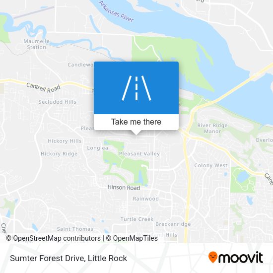 Sumter Forest Drive map