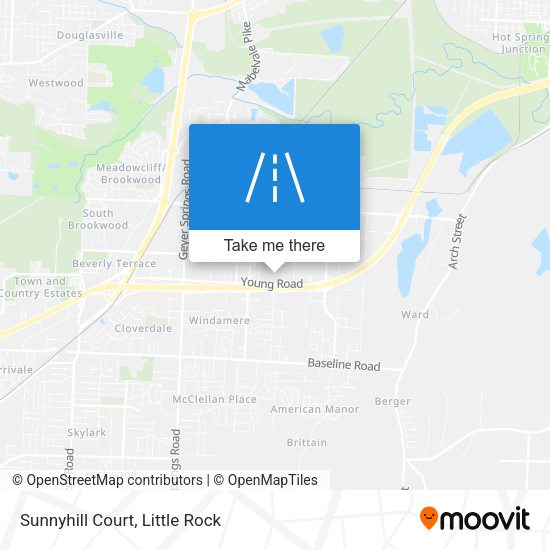 Mapa de Sunnyhill Court
