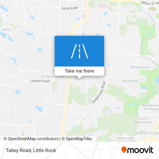 Mapa de Talley Road