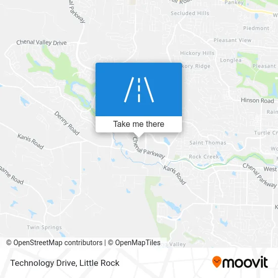 Technology Drive map