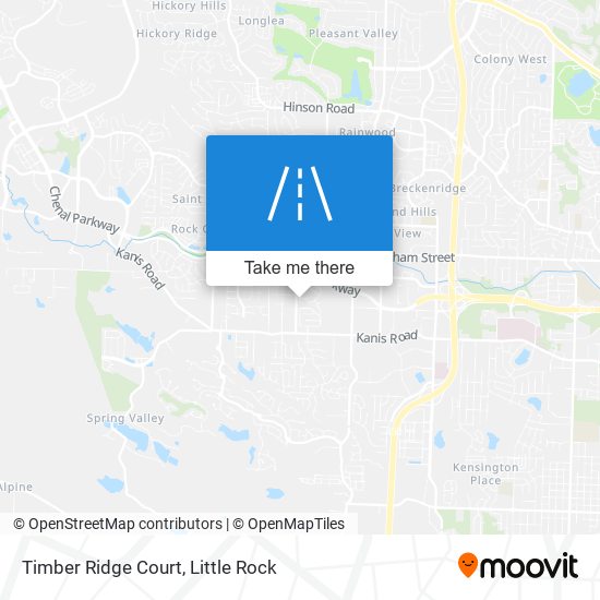 Mapa de Timber Ridge Court