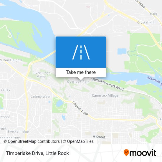 Timberlake Drive map