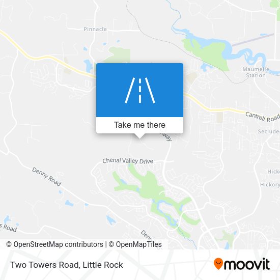 Two Towers Road map