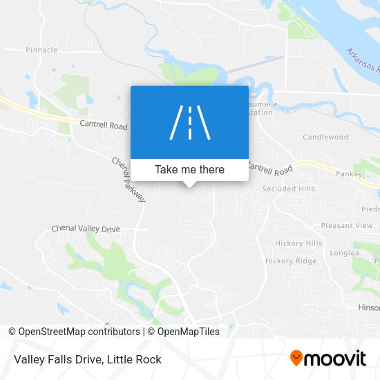 Valley Falls Drive map