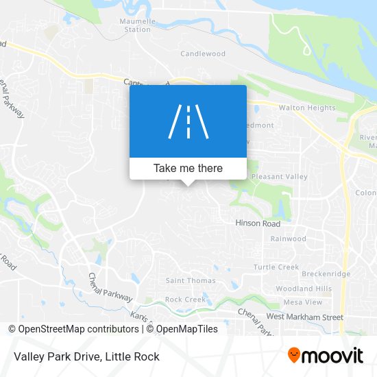 Mapa de Valley Park Drive