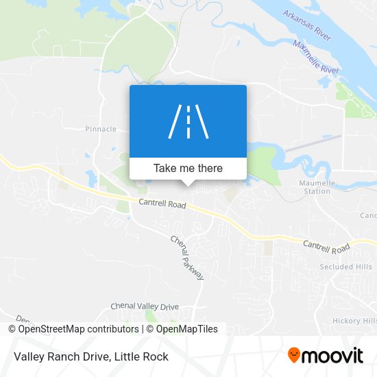Valley Ranch Drive map
