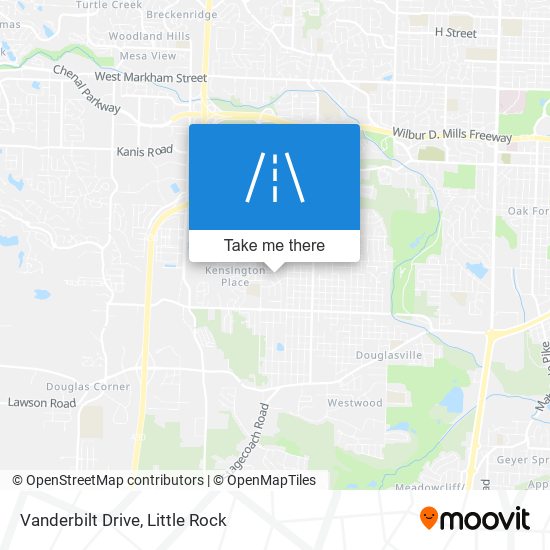 Mapa de Vanderbilt Drive