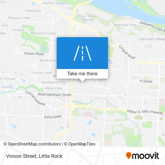 Mapa de Vinson Street