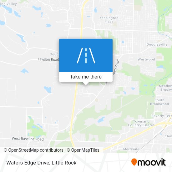 Waters Edge Drive map