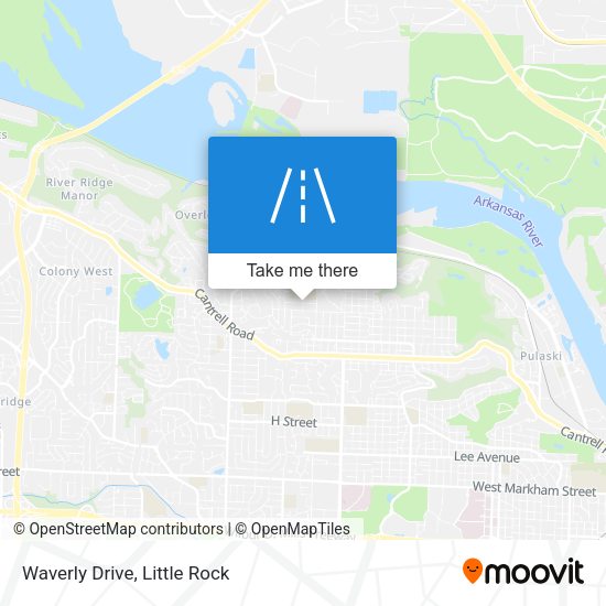 Mapa de Waverly Drive