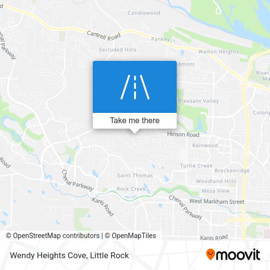 Wendy Heights Cove map