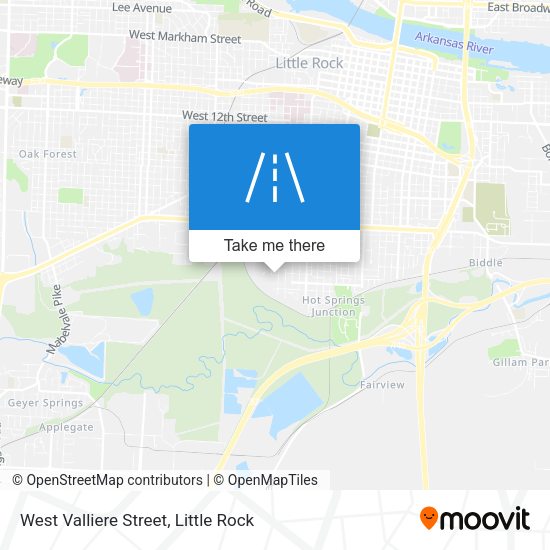West Valliere Street map