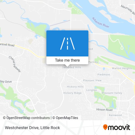 Westchester Drive map