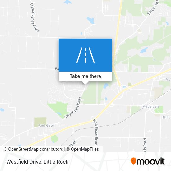 Westfield Drive map