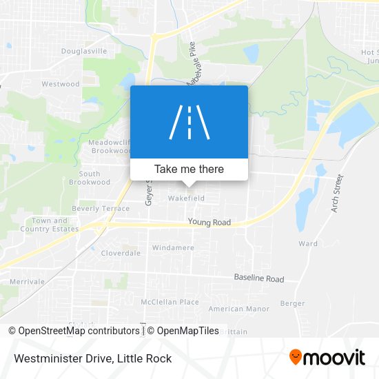 Westminister Drive map