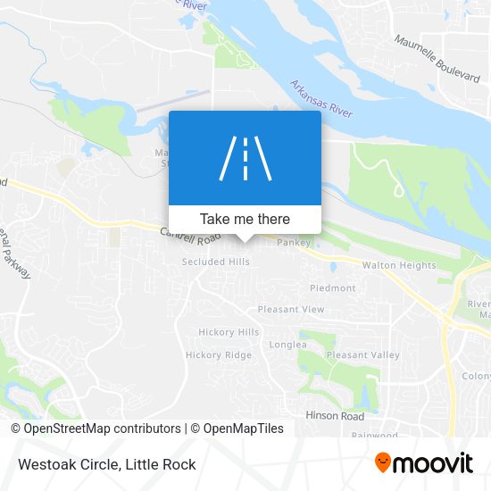 Mapa de Westoak Circle