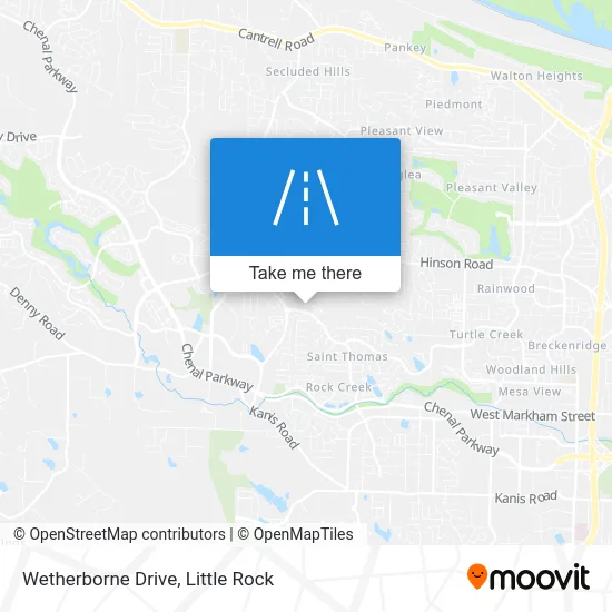 Wetherborne Drive map