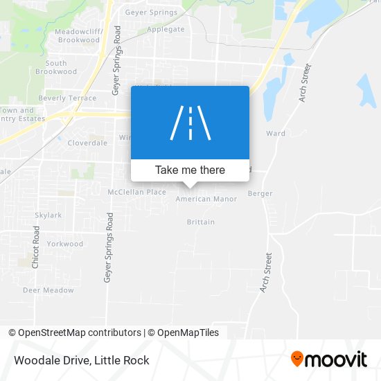 Woodale Drive map