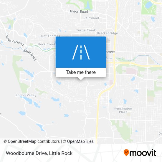 Mapa de Woodbourne Drive