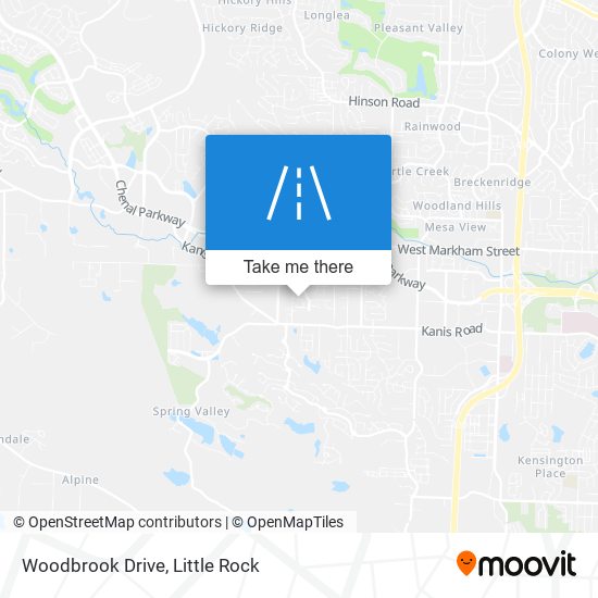 Woodbrook Drive map