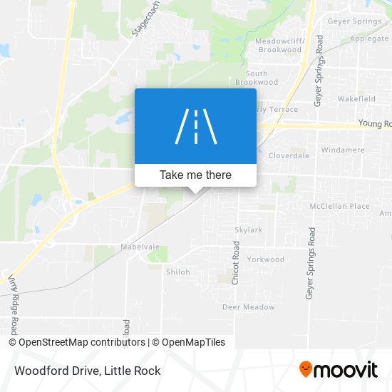 Mapa de Woodford Drive