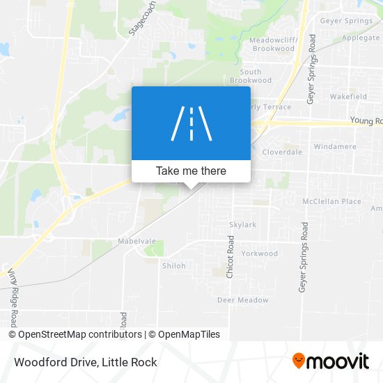 Woodford Drive map