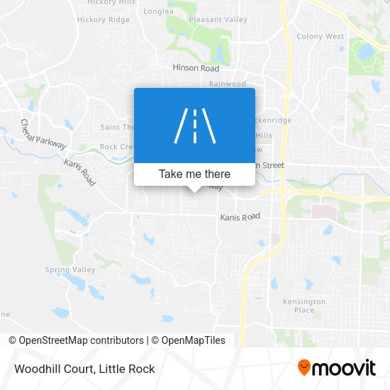Mapa de Woodhill Court