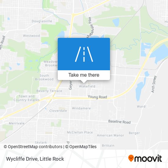 Wycliffe Drive map