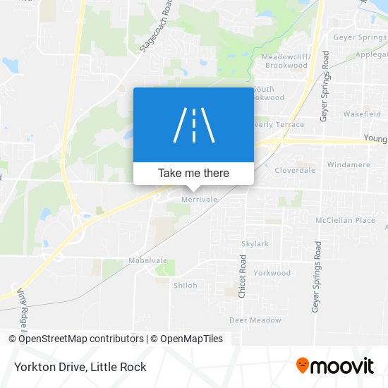 Mapa de Yorkton Drive