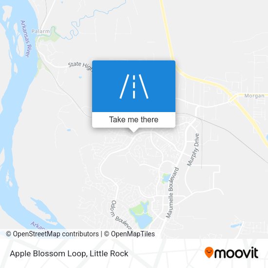 Mapa de Apple Blossom Loop