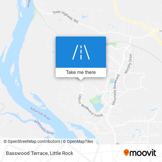 Mapa de Basswood Terrace