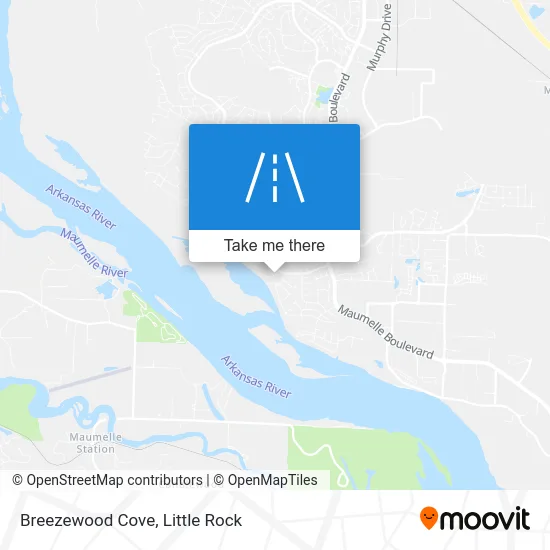 Breezewood Cove map