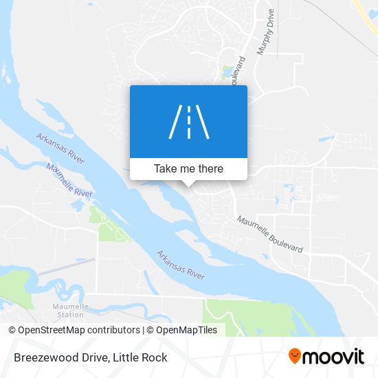 Breezewood Drive map