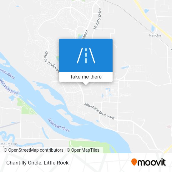 Chantilly Circle map