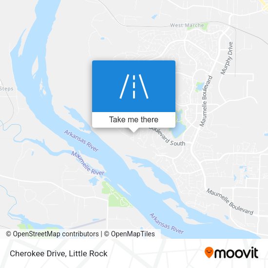Mapa de Cherokee Drive