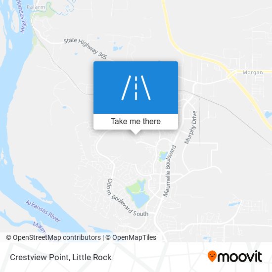 Crestview Point map