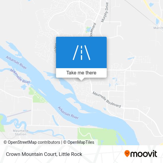 Crown Mountain Court map