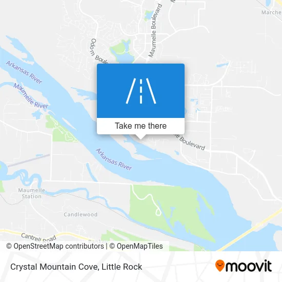 Crystal Mountain Cove map