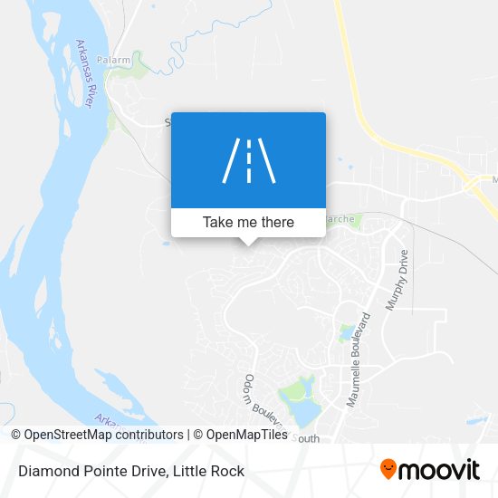 Mapa de Diamond Pointe Drive