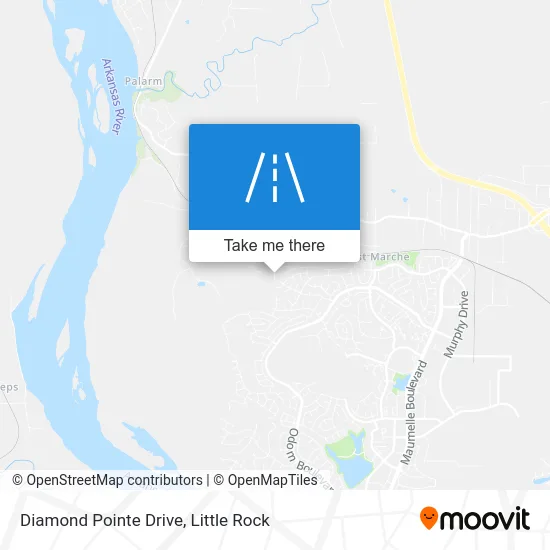 Diamond Pointe Drive map