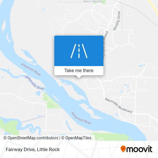Mapa de Fairway Drive