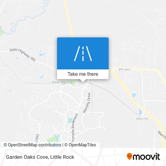 Garden Oaks Cove map